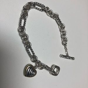 Authentic David Yurman Heart Bracelet